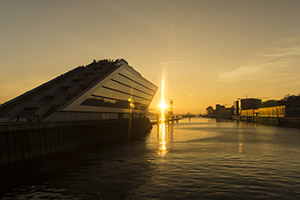 Sonnenuntergang Elbe